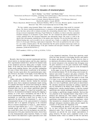 Model for dynamics of structural glasses thumbnail