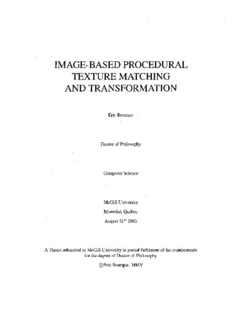 Image-based procedural texture matching and transformation thumbnail