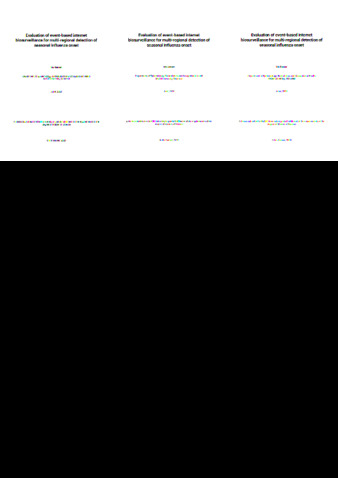 Evaluation of event-based internet biosurveillance for multi-regional detection of seasonal influenza onset thumbnail