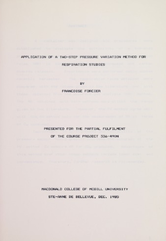 Application of a Two-Step Pressure Variation Method for Respiration Studies thumbnail