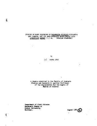 Studies on mass culturing of Paranguina picridis Kirjanova and Ivanova, and its host-parasite relationship with Acroptilon repens (L.)DC. (Russian knapweed) thumbnail