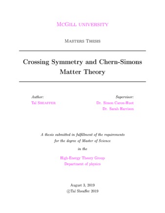 Crossing symmetry and Chern-Simons matter theory thumbnail