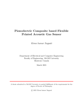 Piezoelectric composite based flexible printed acoustic gas sensor thumbnail