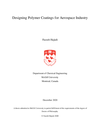 Designing polymer coatings for aerospace industry thumbnail