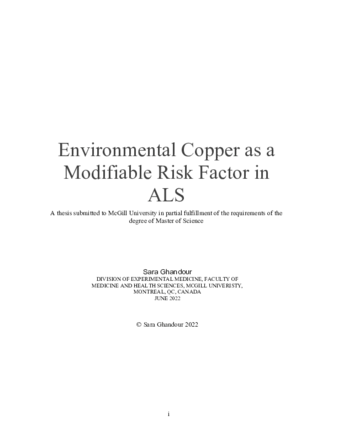 Environmental copper as a modifiable risk factor in ALS thumbnail
