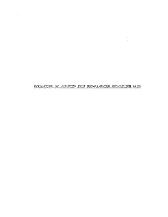 A critical appraisal of economic methods used for evaluating the benefits of non-marketed recreational land. thumbnail