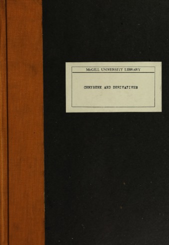 Chrysene and derivatives. thumbnail