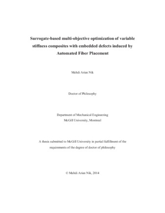 Surrogate-based multi-objective optimization of variable stiffness composites with embedded defects induced by automated fiber placement thumbnail