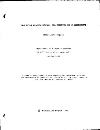 Las ratas de Jose Bianco : una estetica de la ambiguedad thumbnail