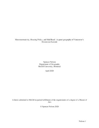 dissertation housing policy