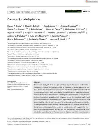 Causes of maladaptation thumbnail