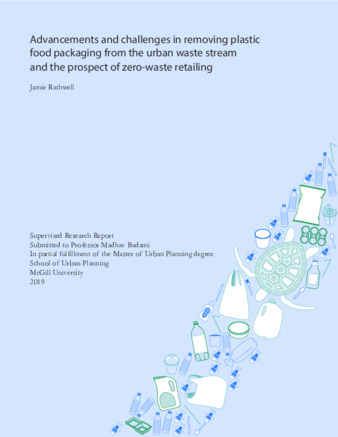 Advancements and challenges in removing plastic food packaging from the urban waste stream and the prospect of zero-waste retailing thumbnail