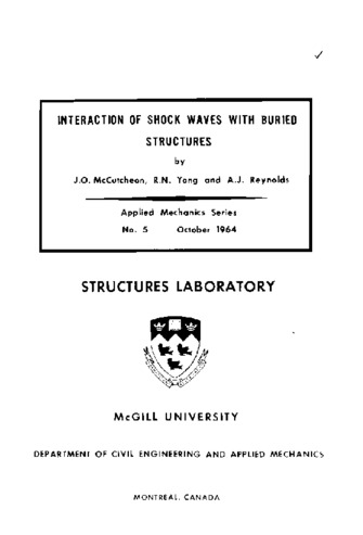 Interaction of shock waves with buried structures thumbnail