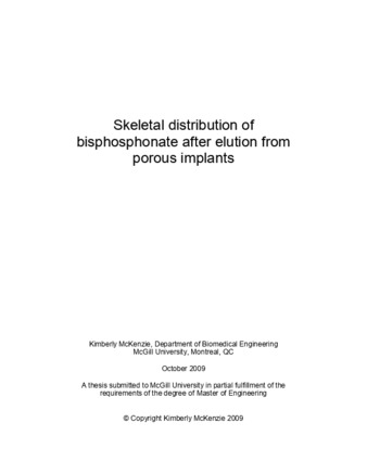 Skeletal distribution of bisphosphonate after elution from porous implants thumbnail