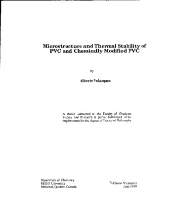 Microstructure and thermal stability of PVC and chemically modified PVC thumbnail