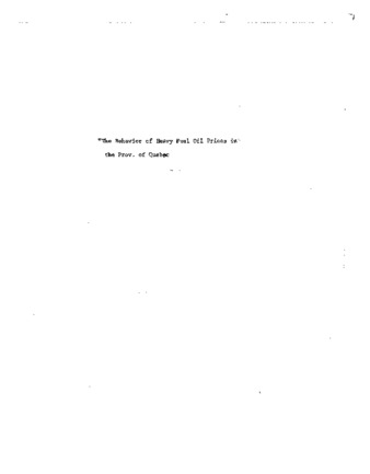 The behavior of heavy fuel oil prices in the Province of Quebec : a short analysis of the past, a look at the future up to 1980. thumbnail