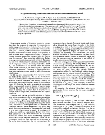 Magnetic Ordering in the three-dimensional frustrated Heisenberg model thumbnail