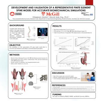 Development and Validation of a Representative Finite Element Spine Model for Accurate Biomechanical Simulations thumbnail