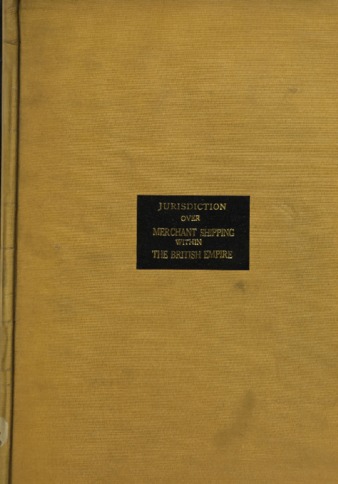 The jurisdiction over merchant shipping within the British Empire. thumbnail