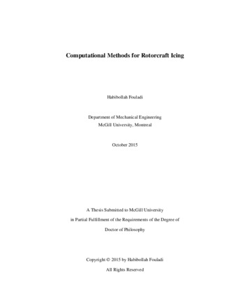 Computational methods for rotorcraft icing thumbnail