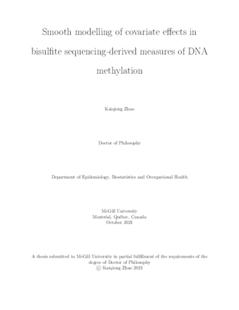 Smooth modelling of covariate effects in bisulfite sequencing-derived measures of DNA methylation thumbnail