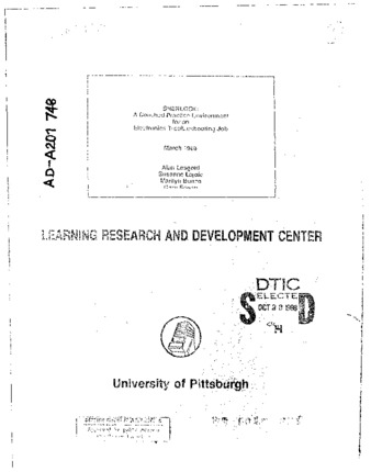 Sherlock: A coached practice environment for an electronics troubleshooting job thumbnail