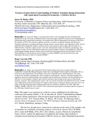 Toward a feature-driven understanding of students' emotions during interactions with agent-based learning environments: a selective review thumbnail