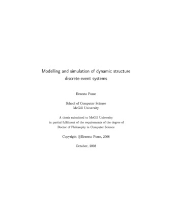 Modelling and simulation of dynamic-structure discrete-event systems thumbnail
