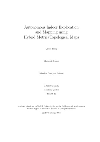 Autonomous indoor exploration and mapping using hybrid metric/topological maps thumbnail