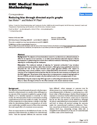 Reducing bias through directed acyclic graphs thumbnail