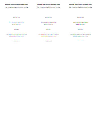 Intelligent node-overload protection in mobile edge computing using reinforcement learning thumbnail