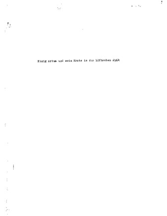 König Artus und sein Kreis in der höfischen Epik : eine vergleichende Studie der deutschen Artusromane des 12. un 13. Jahrhunderts unter besonderer Berücksichtigung von Chrétien de Troyes. thumbnail