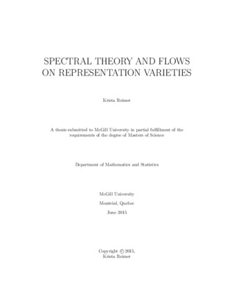 Spectral theory and flows on representation varieties thumbnail