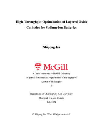 High-throughput optimization of layered oxide cathodes for sodium-ion batteries thumbnail
