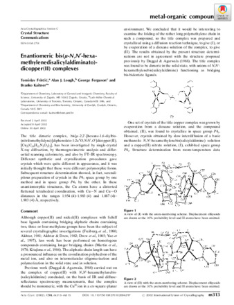 Enantiomeric bis­(μ-N,N′-hexa­methylenedisalicylaldiminato)dicopper(II) complexes thumbnail