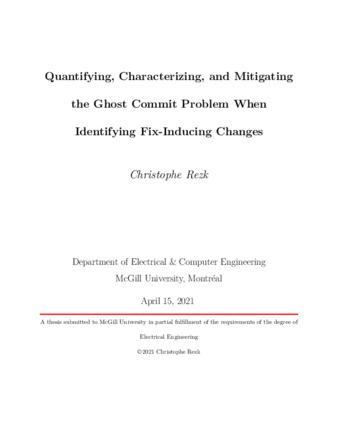 Quantifying, characterizing, and mitigating the ghost commit problem when identifying fix-inducing changes thumbnail