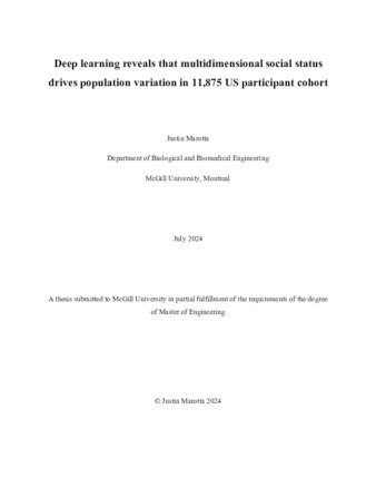 Deep learning reveals that social status drives population variation in 11,875 US participant cohort thumbnail