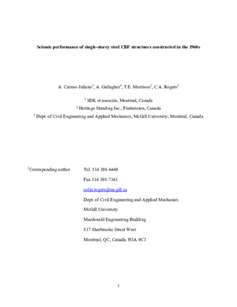 Seismic performance of single-storey steel CBF structures constructed in the 1960s thumbnail