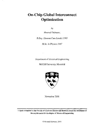 On-Chip global interconnect optimization thumbnail