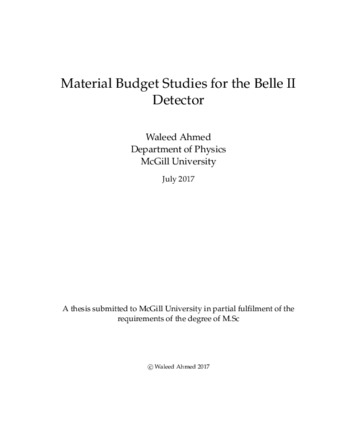 Material budget studies for the Belle II detector thumbnail