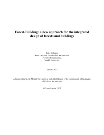 Forest-Building: a new approach for the integrated design of forests and buildings thumbnail