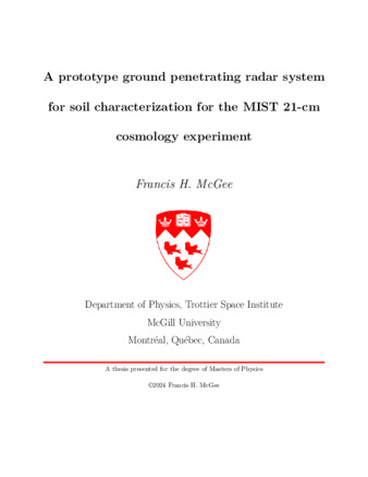 A prototype ground penetrating radar system for soil characterization for the MIST 21-cm cosmology experiment thumbnail