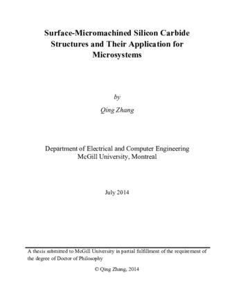 Surface-micromachined silicon carbide structures and their application for microsystems thumbnail