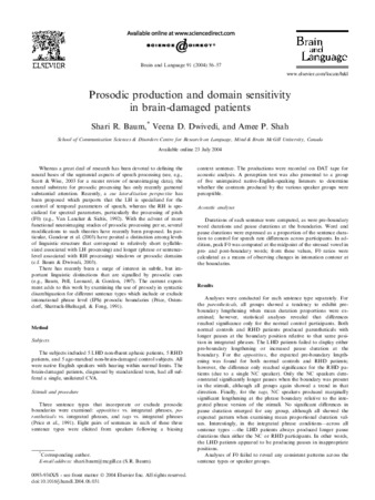 Prosodic processing post traumatic brain injury - a systematic review thumbnail