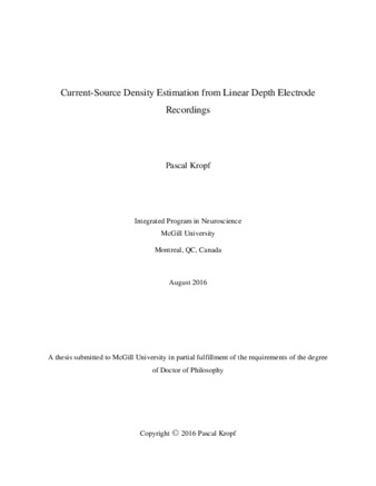 Current-source density estimation from linear depth electrode recordings thumbnail