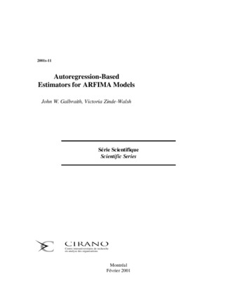 Autoregressive-based estimators for afirma models thumbnail