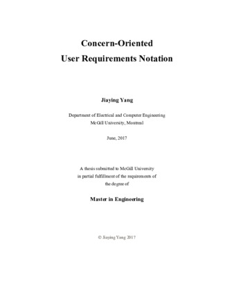Concern-oriented user requirements notation thumbnail