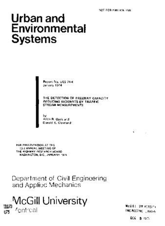 The detection of freeway capacity reducing incidents by traffic stream measurements thumbnail