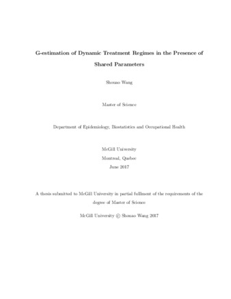 G-estimation of dynamic treatment regimes in the presence of shared parameters thumbnail