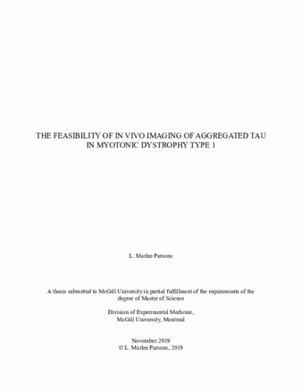 The feasibility of in vivo imaging of aggregated tau in myotonic dystrophy type 1 thumbnail